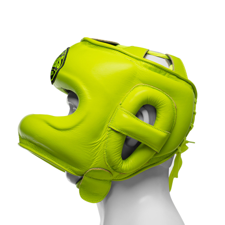 Шлем боксерский LEADERS GRN с бамперной защитой