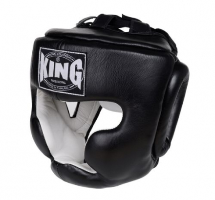 Шлем боксерский  тренировочный KING с защитой подбородка 