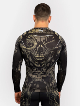 Рашгард Venum Invader Black/Sand L/S