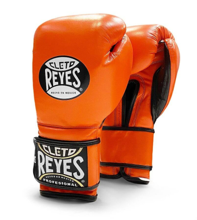 Перчатки тренировочные CLETO REYES на липучке, ORANGE