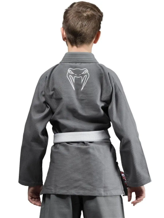 Кимоно для бжж Venum Contender Kids Grey с поясом