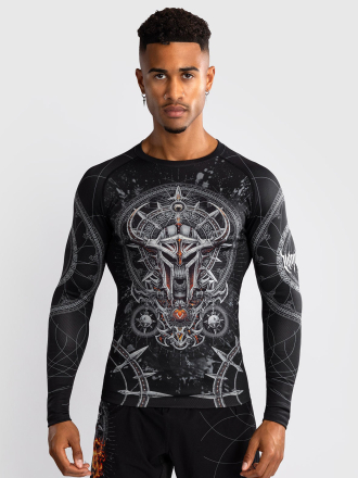 Рашгард Venum Gladiator 5.0 Black/Silver L/S