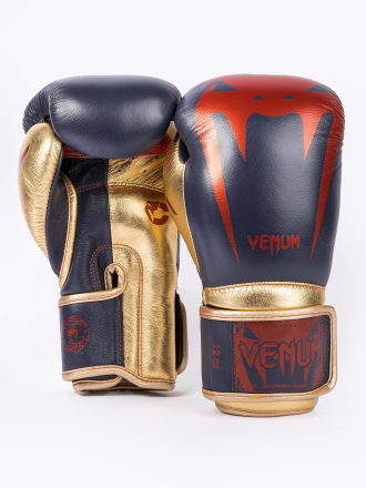 Перчатки боксерские Venum Giant 3.0 Limited Edition Nappa Leather Navy Blue