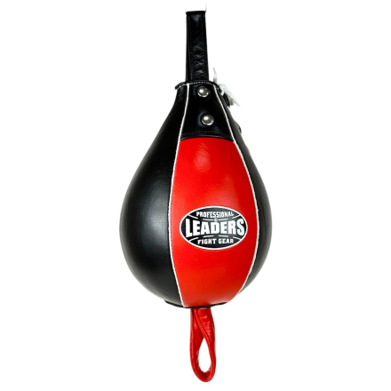 Груша боксерская каплевидная на растяжках LEADERS BK/RD