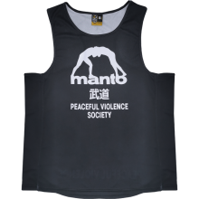 Тренировочная майка MANTO Society Black