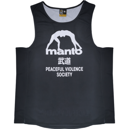 Тренировочная майка MANTO Society Black