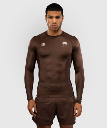 Рашгард Roger Gracie Academy by Venum Dark Brown L/S