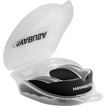 Капа боксерская HAYABUSA COMBAT MOUTH GUARD Black/White