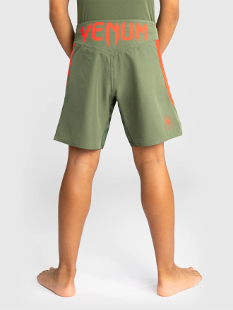 Шорты ММА детские Venum Light Army Green/Orange