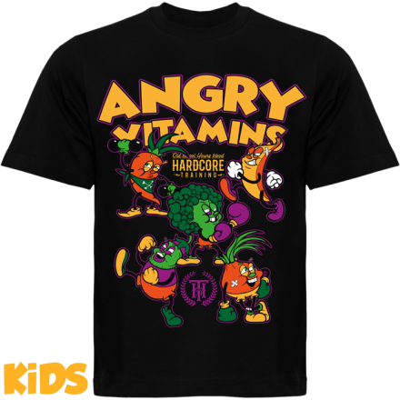 Детская оверсайз футболка Hardcore Training Angry Vitamins 3.0.