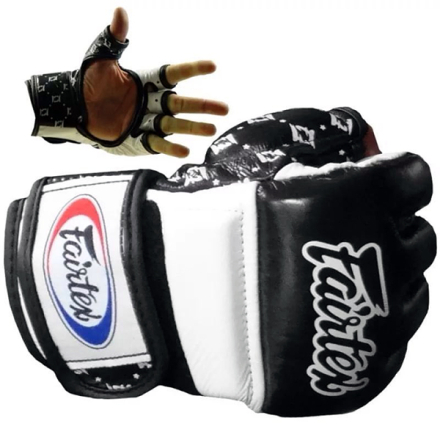 Перчатки тренировочные ММА  FAIRTEX "Боевое самбо" на липучках