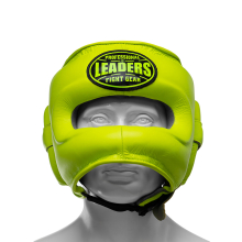 Шлем боксерский LEADERS GRN с бамперной защитой