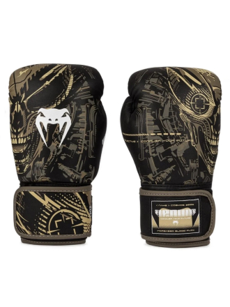 Перчатки боксерские Venum Invader Black/Sand