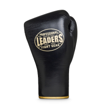 Перчатки боксерские профессиональные LEADERS PRO MFG BK/GD