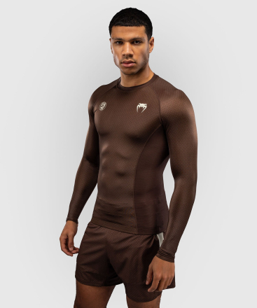 Рашгард Roger Gracie Academy by Venum Dark Brown L/S