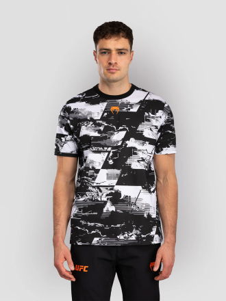 Футболка Venum UFC Zenith Fight Week Black/White/Orange