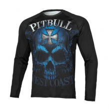 Рашгард  PitBull Blue Skull