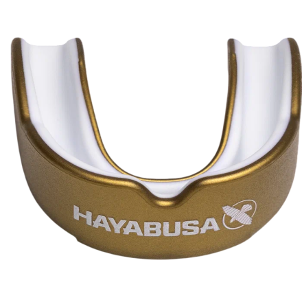 Капа боксерская HAYABUSA COMBAT MOUTH GUARD Gold/White