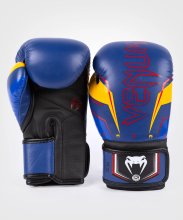 Перчатки боксерские Venum Elite Evo Blue/Yellow/Red