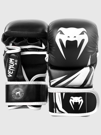 Перчатки ММА Venum Challenger 3.0 Black/White