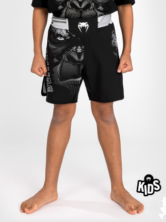 Шорты ММА детские Venum Gorilla Jungle Black/White