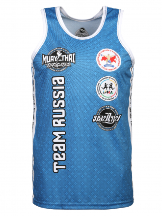 Майка REYVEL ФТБР TEAM RUSSIA  синяя