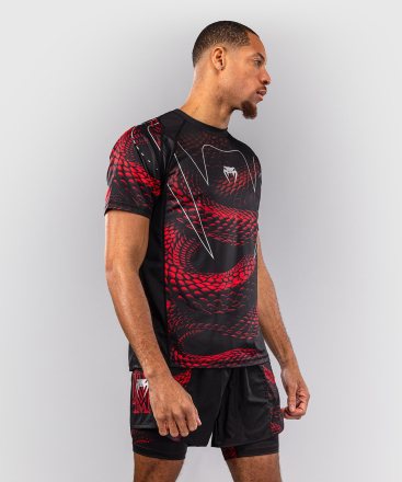 Футболка спортивная Venum Matupa Black/Red/Silver