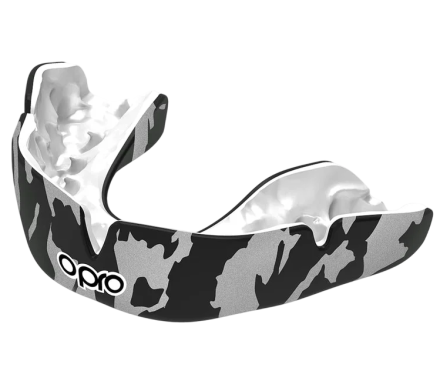 Боксерская капа OPRO Instant Custom-Fit Silver Camo