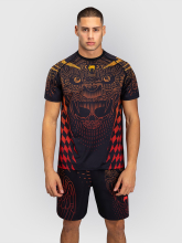 Футболка спортивная Venum Quetzal Fury Black/Fury Red/Tangerine