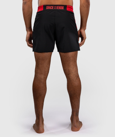 Шорты ММА Venum x Roger Gracie Black/Red