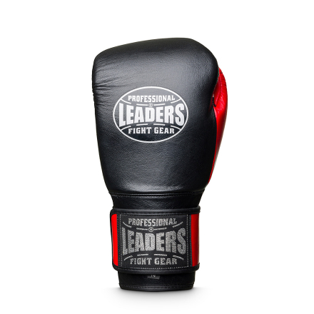 Перчатки боксерские LEADERS LiteSeries BK/RD