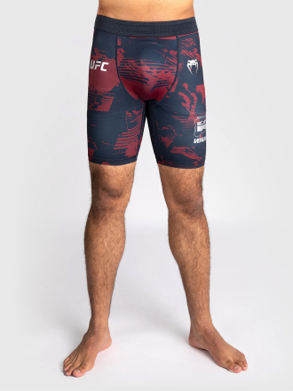 Шорты компрессионные Venum UFC Zenith Fight Week Navy Blue/Burgundy/Silver
